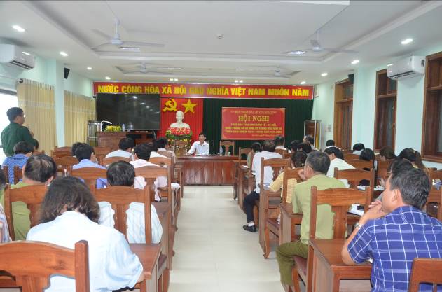 UBND huyện Sơn Tịnh hội nghị triển khai nhiệm vụ 3 tháng cuối năm 2020