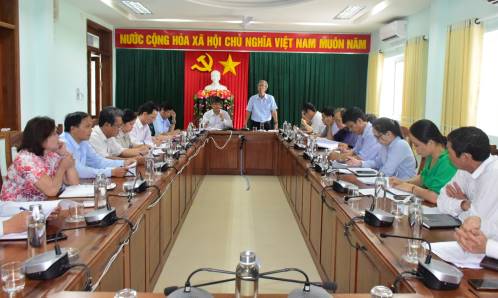 Sở NN&PTNT tỉnh Quảng Ngãi kiểm tra kết quả thực hiện dự án hỗ trợ phát triển sản xuất tại huyện Sơn Tịnh