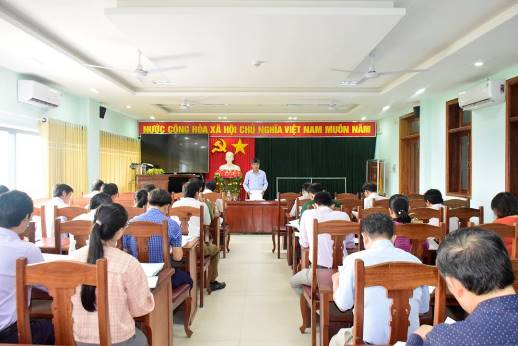 Sơn Tịnh: Hội nghị thẩm tra, đánh giá mức độ đạt 19 tiêu chí nông thôn mới của 3 xã Tịnh Bình, Tịnh Hiệp và Tịnh Thọ