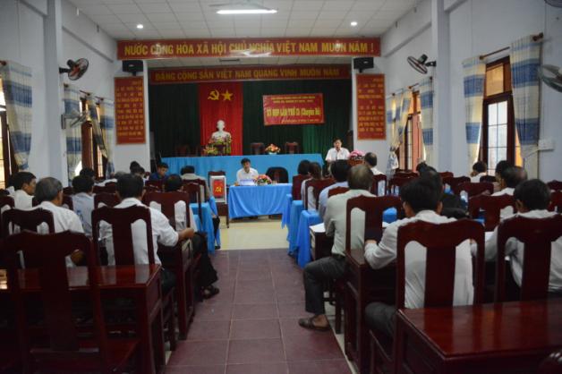 HĐND xã Tịnh Minh tổ chức Kỳ họp lần thứ 13, khóa XII, nhiệm kỳ 2016 - 2021 bầu bổ sung chức danh Chủ tịch UBND xã Tịnh Minh
