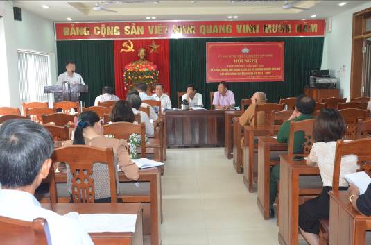 Sơn Tịnh Hội nghị Hiệp thương lần thứ hai bầu cử đại biểu HĐND huyện nhiệm kỳ 2021 - 2026