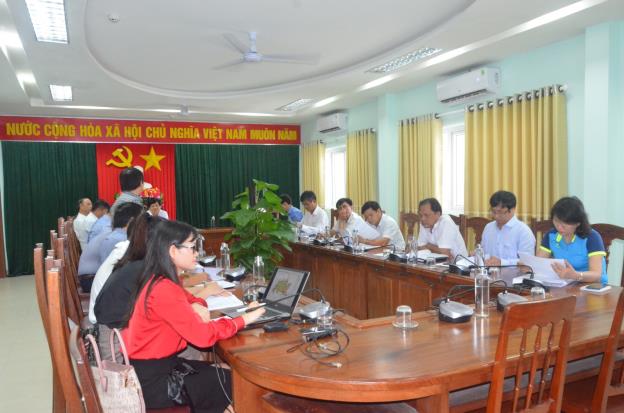 Sơn Tịnh họp thông qua đồ án quy hoạch xây dựng vùng huyện