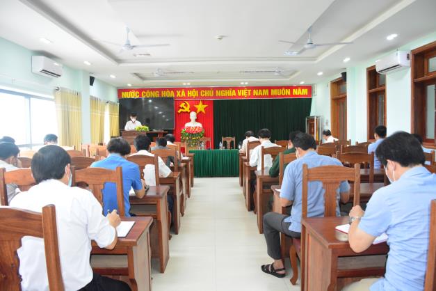 Sơn Tịnh họp triển khai công tác phòng, chống dịch COVID-19