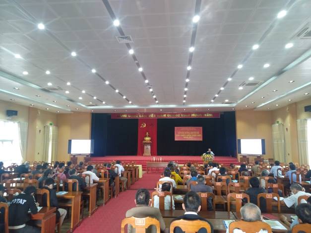 Sơn Tịnh tổ chức lớp bồi dưỡng nghiệp vụ công tác xây dựng Đảng năm 2021