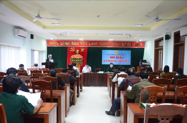 Hội Cựu chiến binh huyện Sơn Tịnh nghị tổng kết phong trào thi đua “Cựu chiến binh gương mẫu” năm 2021
