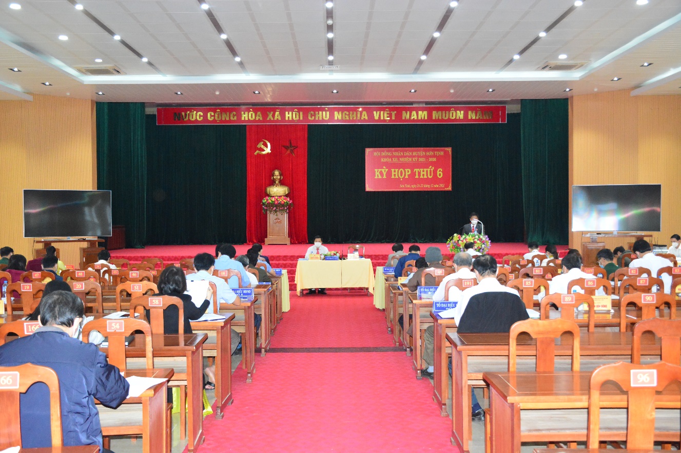 HĐND huyện Sơn Tịnh bế mạc Kỳ họp thứ 6, nhiệm kỳ 2021 - 2026