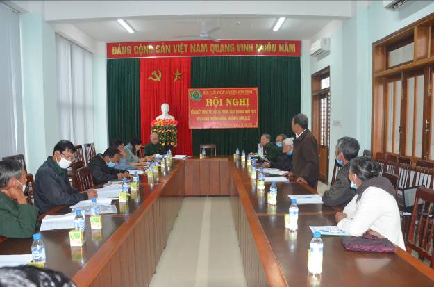 Hội Cựu TNXP huyện Sơn Tịnh tổng kết công tác hội và phong trào thi đua năm 2021