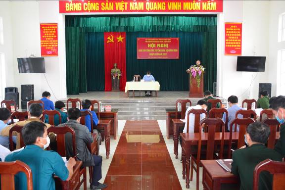 Hội đồng nghĩa vụ quân sự huyện Sơn Tịnh hội nghị báo cáo công tác tuyển chọn, gọi công dân nhập ngũ năm 2022
