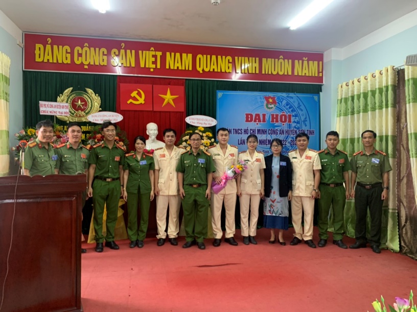 Đoàn thanh niên Công an huyện Sơn Tịnh tổ chức Đại hội Đoàn TNCS Hồ Chí Minh lần thứ X, nhiệm kỳ 2022 – 2027