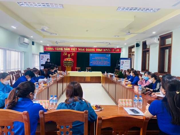 Huyện đoàn phối hợp với Ngân hàng MB Bank tổ chức chương trình thi đua tạo quỹ tuổi trẻ Sơn Tịnh chung tay vì cộng đồng