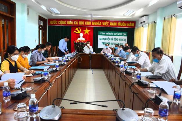 Sơn Tịnh họp Ban đại diện ngân hàng Chính sách xã hội huyện quý I năm 2022