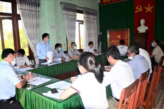 Sơn Tịnh tổ chức vận động các hộ dân liên quan đến dự án: Khu Công nghiệp – Đô thị - Dịch vụ VSIP tại xã Tịnh Phong