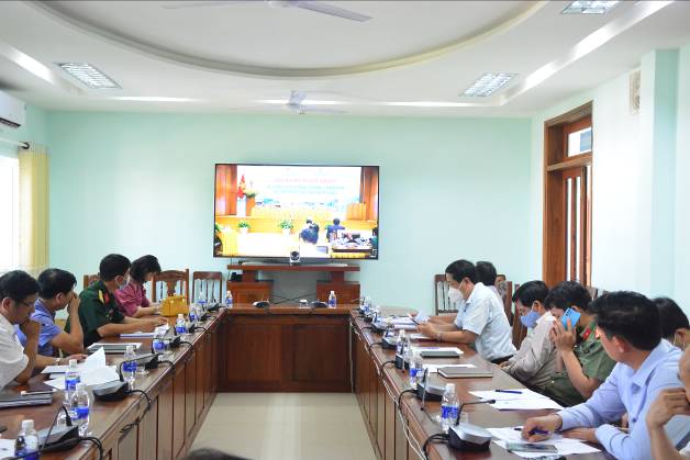 Sơn Tịnh tham dự hội nghị trực tuyến toàn quốc về công tác phòng chống thiên tai và tìm kiếm cứu nạn năm 2022