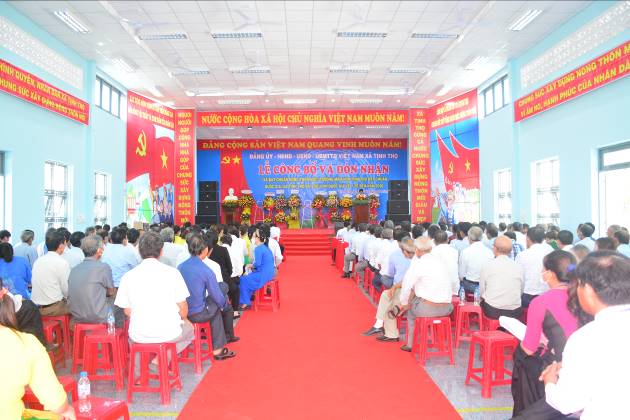 Xã Tịnh Thọ tổ chức Lễ công bố và đón nhận xã đạt chuẩn nông thôn mới