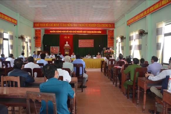 Đại biểu HĐND các cấp tiếp xúc cử tri tại xã Tịnh Hiệp