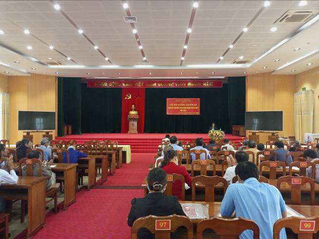 Ủy ban MTTQVN huyện Sơn Tịnh tổ chức lớp bồi dưỡng chuyên đề năm 2022