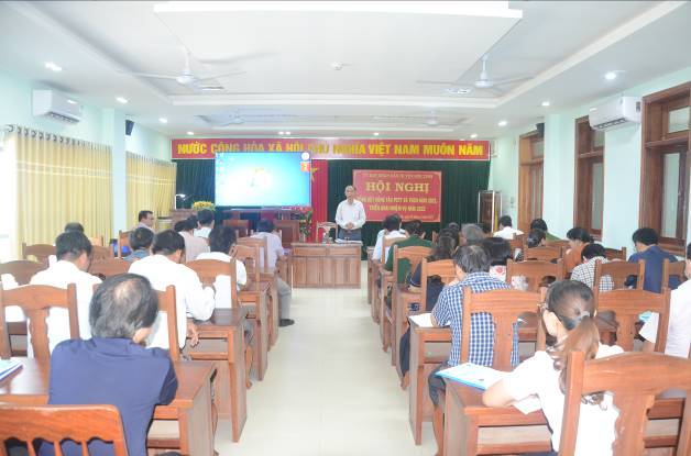 UBND huyện Sơn Tịnh hội nghị triển khai công tác phòng chống thiên tai và tìm kiếm cứu nạn năm 2022