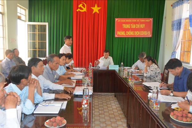Ủy ban MTTQ Việt Nam huyện Sơn Tịnh giám sát tại xã Tịnh Hiệp