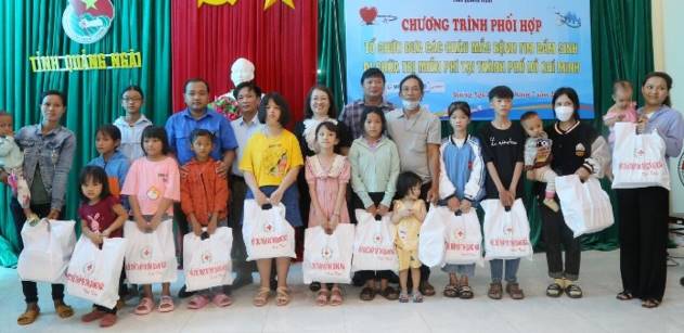 Sơn Tịnh có 6 trẻ em mắc bệnh tim bẩm sinh đi điều trị miễn phí tại Thành Phố Hồ Chí Minh