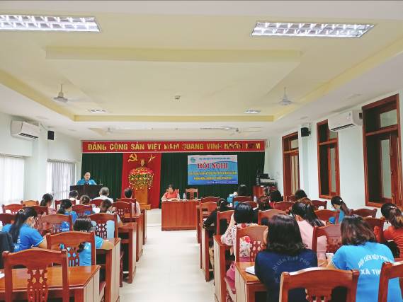 Hội LHPN huyện Sơn Tịnh hội nghị sơ kết công tác Hội và phong trào phụ nữ 6 tháng đầu năm 2022