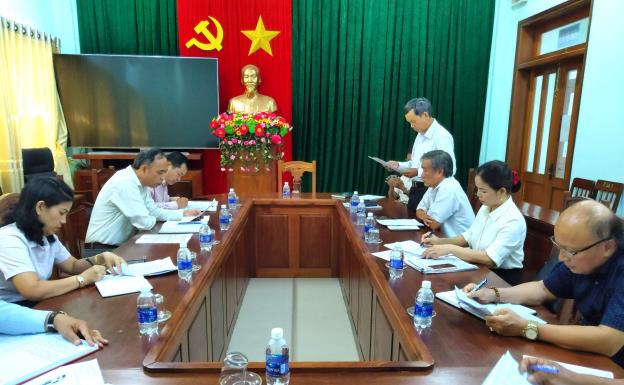 Ban đại diện Hội Người cao tuổi tỉnh giám sát việc thực hiện chế độ, chính sách đối với người cao tuổi tại huyện Sơn Tịnh