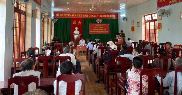 Hội nghị phát động phong trào Toàn dân bảo vệ an ninh Tổ quốc xã Tịnh Minh năm 2022