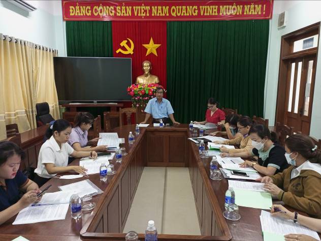 UBND huyện Sơn Tịnh tập huấn hướng dẫn chính sách trợ giúp xã hội cho người khuyết tật