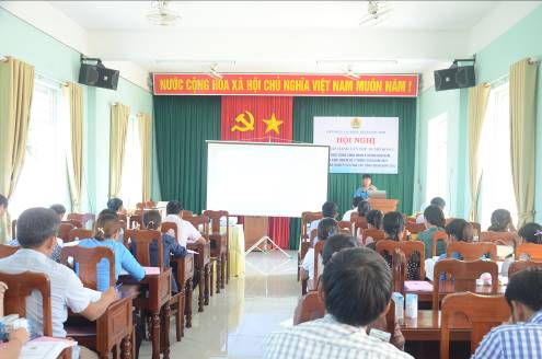 Liên đoàn lao động huyện Sơn Tịnh tổ chức hội nghị Ban Chấp hành lần thứ 18