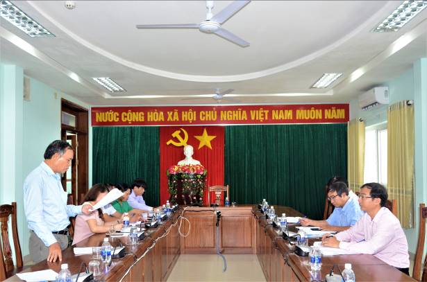 Sở LĐTB&XH tỉnh Quảng Ngãi làm việc tại huyện Sơn Tịnh