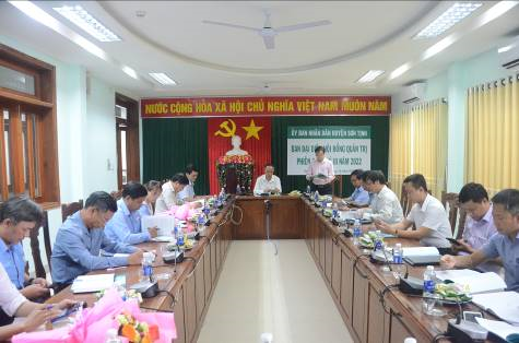 Sơn Tịnh họp Ban đại diện hội đồng quản trị Ngân hàng CSXH huyện phiên họp quí 3 năm 2022