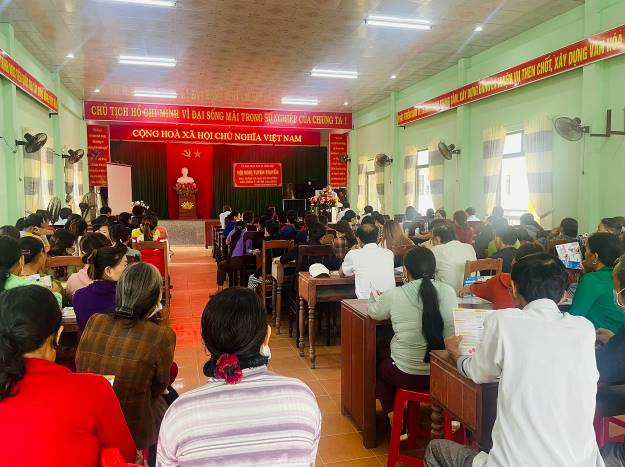 Bảo hiểm xã hội huyện Sơn Tịnh hội nghị tuyên truyền pháp luật tại xã Tịnh Hiệp