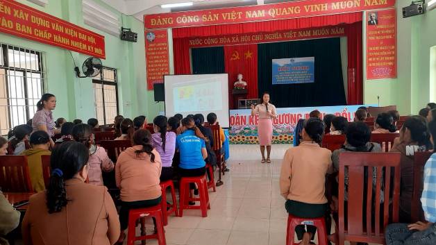Hội LHPN tỉnh Quảng Ngãi ra mắt Mô hình điểm “Phụ nữ tham gia giải quyết các vấn đề xã hội liên quan đến phụ nữ và trẻ em” năm 2022 tại xã Tịnh Giang