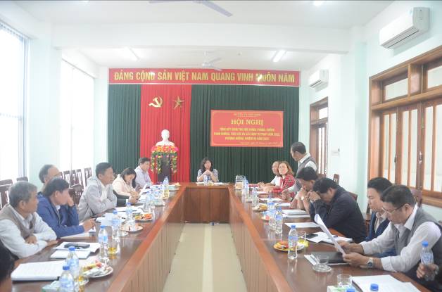 Huyện ủy Sơn Tịnh hội nghị tổng kết công tác nội chính, phòng chống tham nhũng, tiêu cực năm 2022