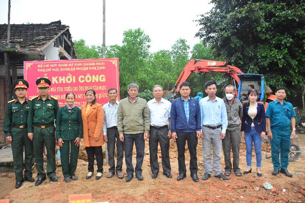 Sơn Tịnh tổ chức Lễ khởi công xây dựng nhà tình nghĩa