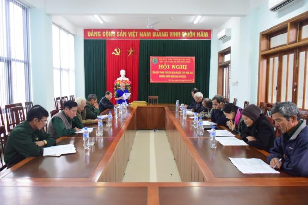 Hội Cựu Thanh niên xung phong huyện Sơn Tịnh hội nghị tổng kết công tác hội năm 2022, triển khai nhiệm vụ năm 2023