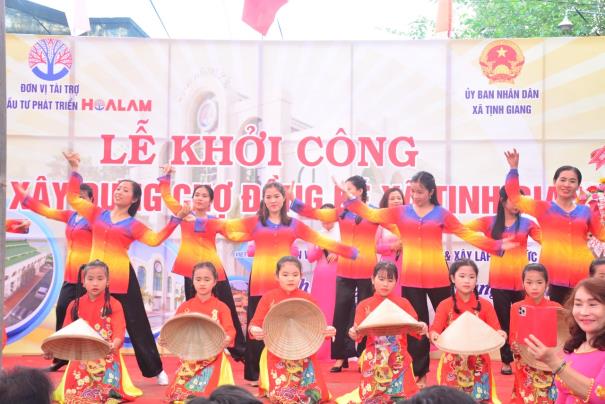 Khởi công xây dựng Dự án Chợ Đồng Ké, xã Tịnh Giang