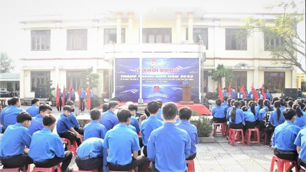Huyện đoàn Sơn Tịnh tổ chức lễ khởi động Tháng thanh niên năm 2023