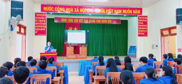 Huyện đoàn, Hội LHTN Việt Nam huyện Sơn Tịnh Hội nghị tuyên truyền, định hướng giá trị hình mẫu thanh niên Việt Nam thời kỳ mới