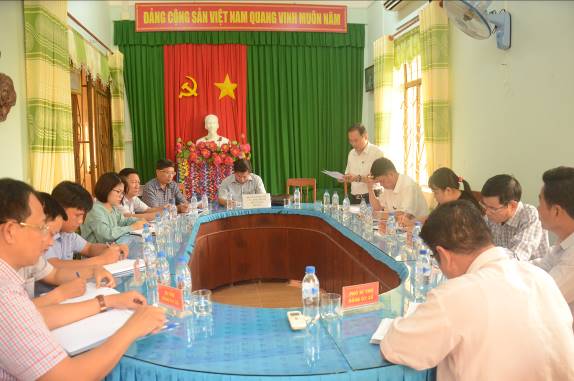 Đoàn giám sát HĐND huyện Sơn Tịnh tổ chức giám sát hoạt động của HĐND xã Tịnh Hà