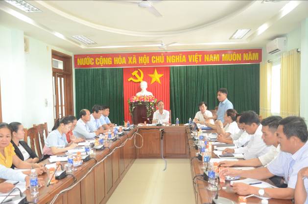 UBND huyện Sơn Tịnh họp đánh giá thực trạng hệ thống đài truyền thanh huyện, xã