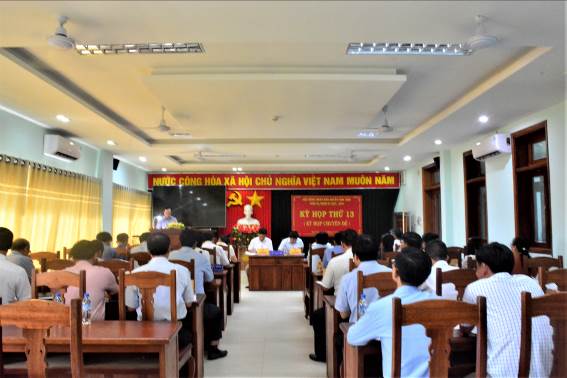 HĐND huyện Sơn Tịnh tổ chức kỳ họp chuyên đề lần thứ 13