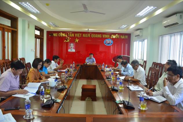 Huyện ủy Sơn Tịnh hội nghị trực báo kết quả thực hiện nhiệm vụ công tác của các hội đoàn thể 6 tháng đầu năm 2023