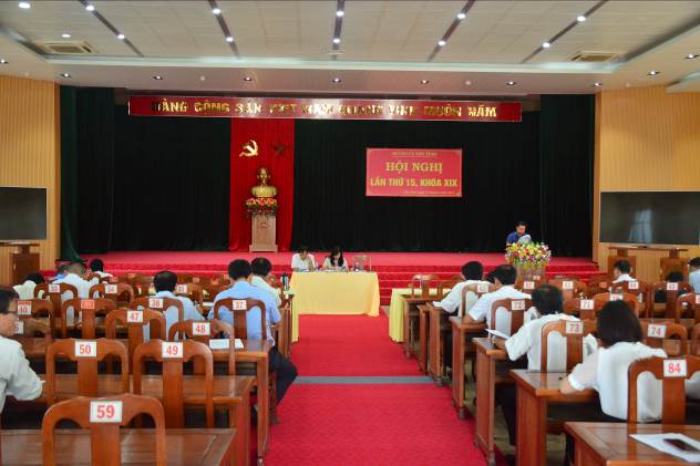 Huyện ủy Sơn Tịnh hội nghị lần thứ 15 khóa 19