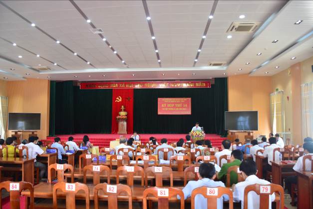 HĐND huyện Sơn Tịnh khóa XII, nhiệm kỳ 2021 – 2026 tổ chức kỳ họp thứ 14