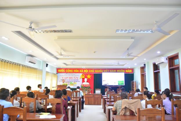 Sở Nông nghiệp và Phát triển nông thôn tỉnh Quảng Ngãi tập huấn nâng cao năng lực thực hiện chương trình mục tiêu quốc gia giảm nghèo bền vững tại huyện Sơn Tịnh