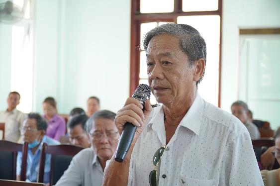 Tỉnh ủy viên, Bí thư Huyện ủy Sơn Tịnh đối thoại với nhân dân xã Tịnh Bắc