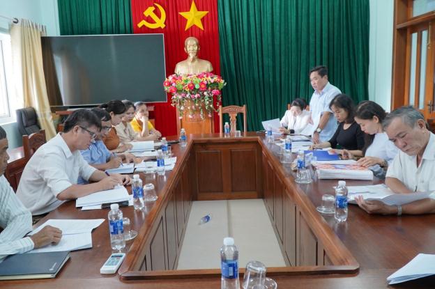 Sở Lao động - Thương binh và Xã hội tỉnh kiểm tra kết quả thực hiện chính sách trợ giúp xã hội, trẻ em, bình đẳng giới và phòng, chống tệ nạn xã hội tại huyện Sơn Tịnh