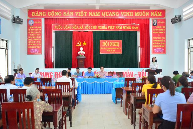 Đại biểu HĐND các cấp tiếp xúc cử tri tại xã Tịnh Giang