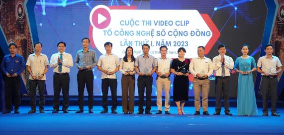 Sơn Tịnh có 1 tác phẩm đạt giải khuyến khích tại Cuộc thi video clip Tổ công nghệ số cộng đồng
