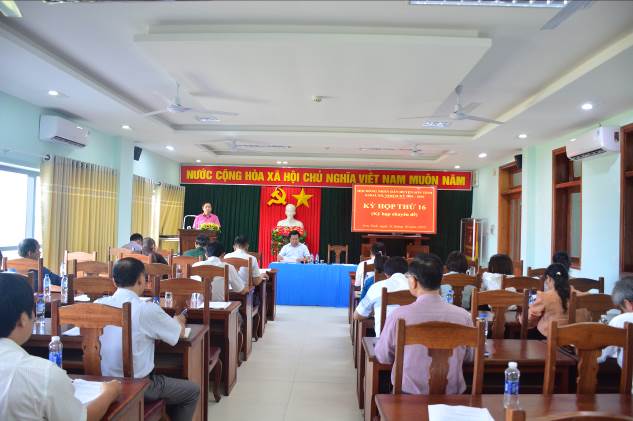 HĐND huyện Sơn Tịnh tổ chức kỳ họp thứ 16